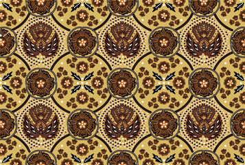 Very exclusive Indonesian batik motifs with various contemporary colors