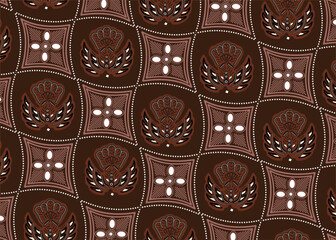 Very exclusive Indonesian batik motifs with various contemporary colors