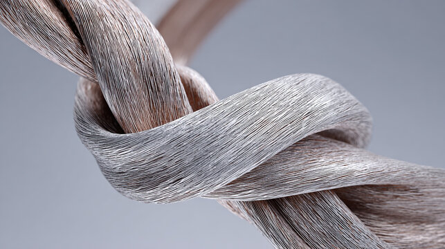 rope on a white background
