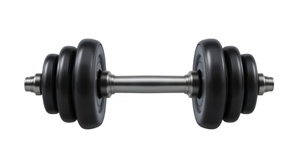 Fototapeta premium High-Impact Fitness Equipment Close-Up Barbell Weight Plates and Dumbbell Details in Sharp Focus for Strength Training, Gym Gear, and Product Photography Stock