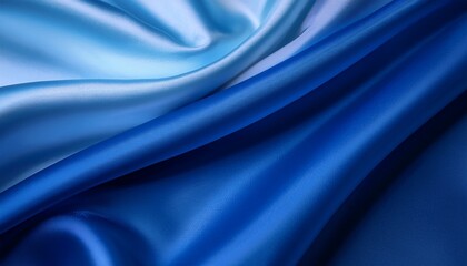 Fototapeta premium a soft and elegant blue gradient backdrop features a satin like fluid texture creating a luxurious and dreamy atmosphere suitable for branding design fashion and beauty applications