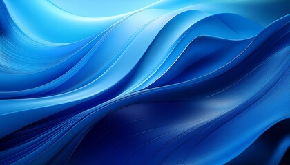 layers of vibrant blue tones blend together creating an abstract design the interplay of light and depth adds a dynamic quality to this visually captivating artwork