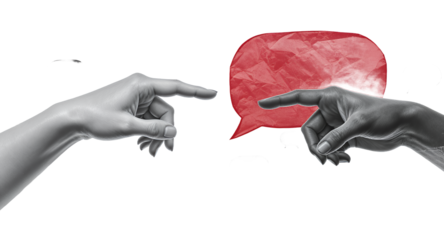 Communication and Dialogue Conceptual Illustration