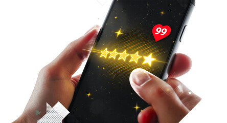 Customer Satisfaction, Five Star Rating, Mobile App Review