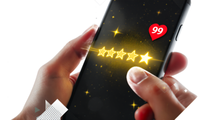Customer Satisfaction, Five Star Rating, Mobile App Review
