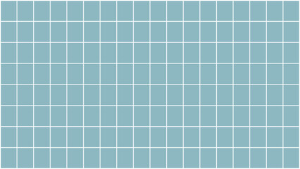 Geometric seamless pattern of light blue and white grid lines creating a symmetrical and clean textured background