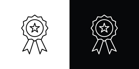 Medal icon collection. Web design, apps.