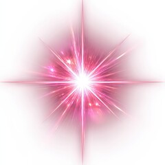 Obraz premium Pink light burst background, abstract design