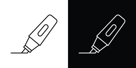 Highlighter icon collection. Web design, apps.