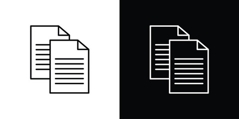 Copy icon collection. Web design, apps.