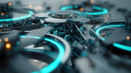 A detailed view of a drone docking mechanism capturing the precision engineering that allows for automatic alignment and secure connections during the batteryswapping process.