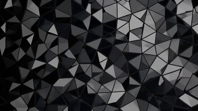 Geometric Tessellation with Dark Value Gradient Non-Representational Mathematical Background