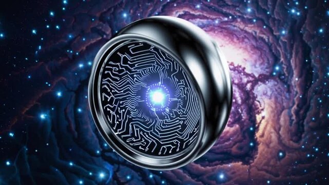 Digital Representation of Quantum Computer in the Vastness of Outer Space
