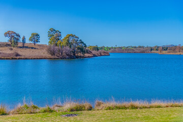 Naklejka premium The Edge of Winter, the Promise of Spring around Carcoar Dam