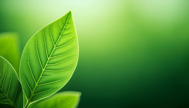 inexperienced leaf at the inexperienced backgrounds