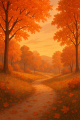 Fototapeta premium photo background conditions during autumn