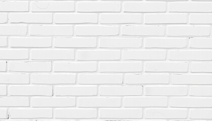 Naklejka premium Seamless texture of a white cement block wall, ideal for background, abstract, concrete