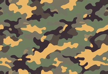 Naklejka premium Abstract digital camouflage pattern, seamless repeat vector background, green, illustration