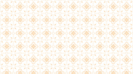 Seamless Islamic Pattern Background with Yellow Gold and White Linear Arabesque Floral Elements, Vintage Decorative Motifs, and Cultural Ornamentation in Elegant Vector Style for Artistic, Spiritual.