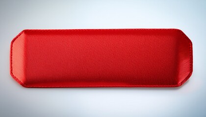 red rectangular bookmark with rounded corners ideal for books bookmark supply macro tool
