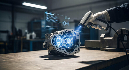 Advanced Quality Control: 3D Scanning of Mechanical Component