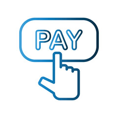 Obraz premium Pay icon design template