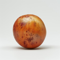 Fototapeta premium fruit food isolated mango fresh peach healthy ripe white sweet juicy red tropical organic object with png white background isolated