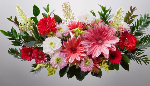 decorative floral arrangement for love peacful purpose on transparent surface