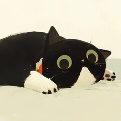cute cartoon cat
