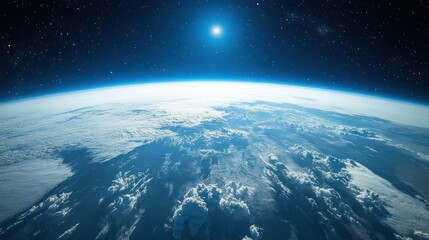 Fototapeta premium Earth from space, vast expanse