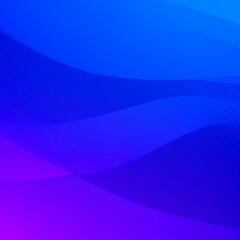 Abstract blue and purple gradient with wavy lines