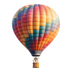 Fototapeta premium hot air balloon isolated with png white background isolated
