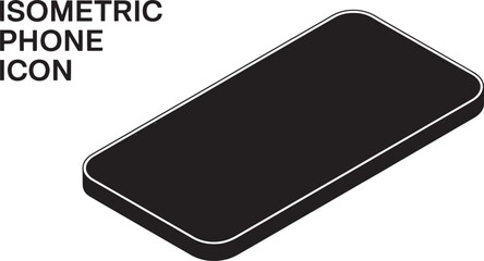 Isometric Smartphone Vector Illustration for Mobile Technology and Communication