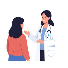 Doctor consulting with patient, healthcare concept, medical advice, diagnosis