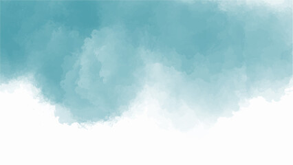 Blue watercolor background with copyspace for your design. vector.