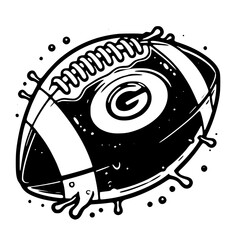 Fototapeta premium Black and white alligator head graphic