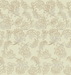 New Decorative Paisley textile pattern elegant christmas design seamless 2026