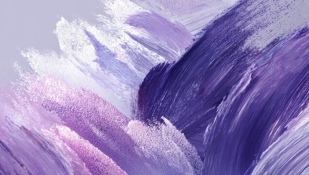 Abstract purple paint strokes, textured background, art design, website header