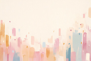 和風の背景、水彩画の抽象的な波と淡いテクスチャ