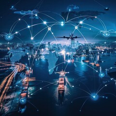 Global network of interconnected transportation