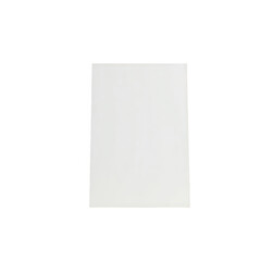 Blank white rectangular sheet of paper against a black background.