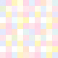 Pastel Square Pattern, Digital Design