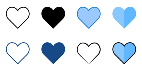 favorite icon set multiple style collection 
