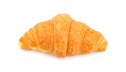 Single Croissant, Isolated, White Background