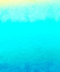 Abstract Watercolor Gradient: Turquoise to Yellow