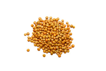 Nutritious brown lentils rich in protein.