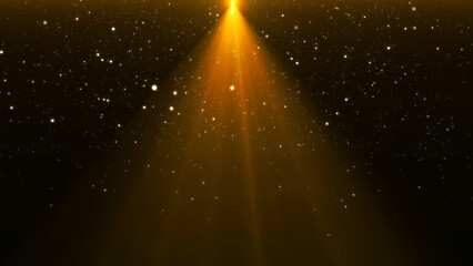 Golden particle background awards party