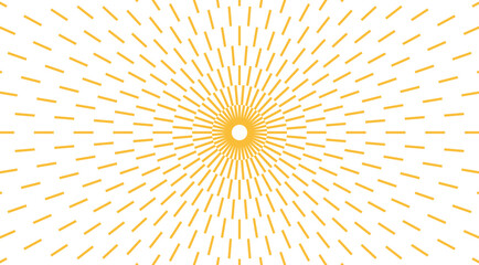 Luxury gold radial rays background