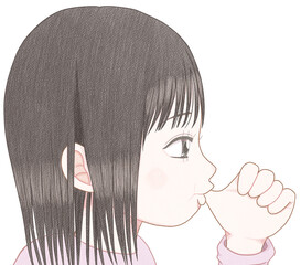 Child sucking a thumb Finger sucking Clip art Transparent background