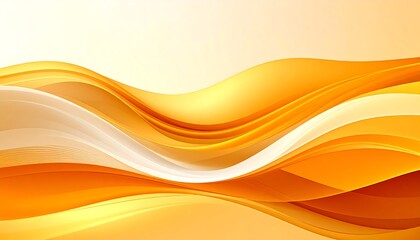 Abstract Orange Waves Background. (2)